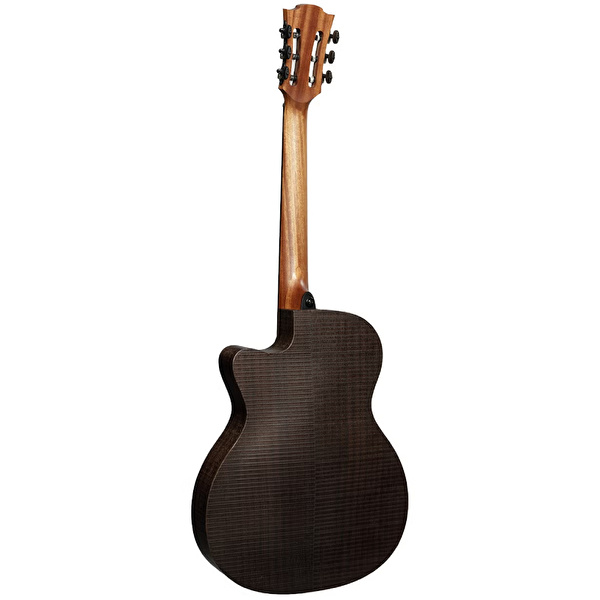 Lag SAUVAGE-N-ASCE Naylon Auditorium Slim Cutaway Elektro Klasik Gitar